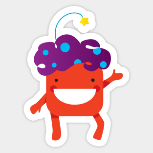 Colors of happiness Sticker